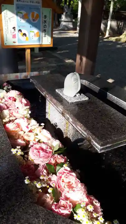 新琴似神社の手水舎