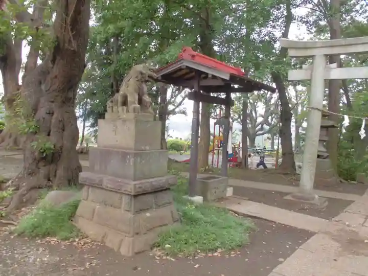 大熊杉山神社の手水舎