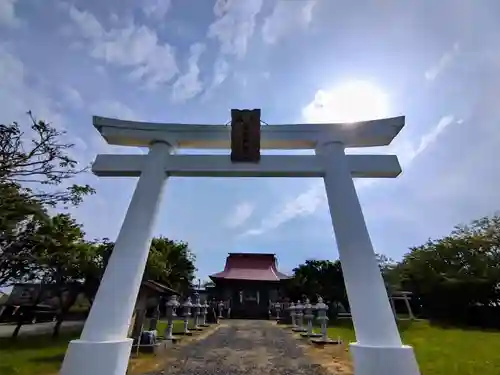 苫前神社の鳥居