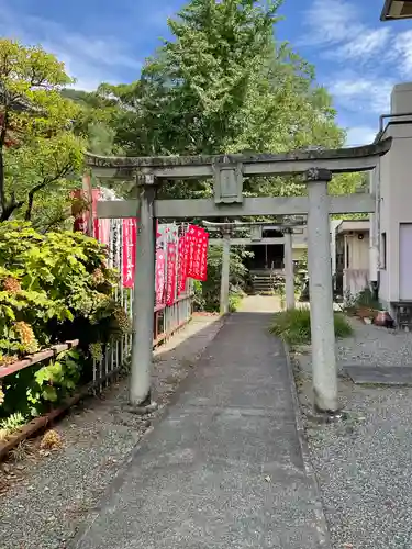 甲斐善光寺の鳥居