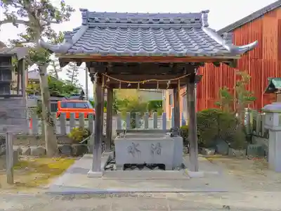 神明社（高台寺町）の手水舎