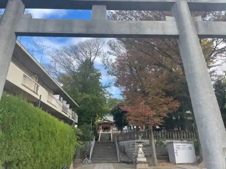北澤八幡神社の鳥居