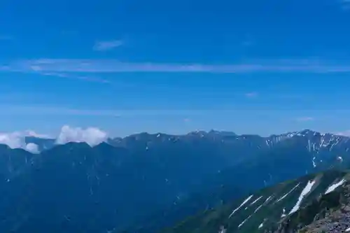 雄山神社峰本社の景色