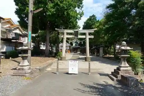 野田春日神社の鳥居