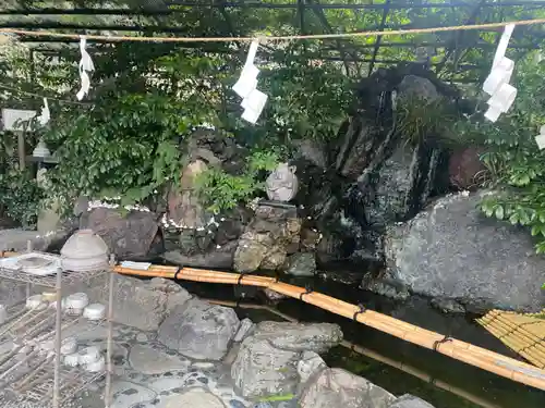 川越熊野神社の庭園