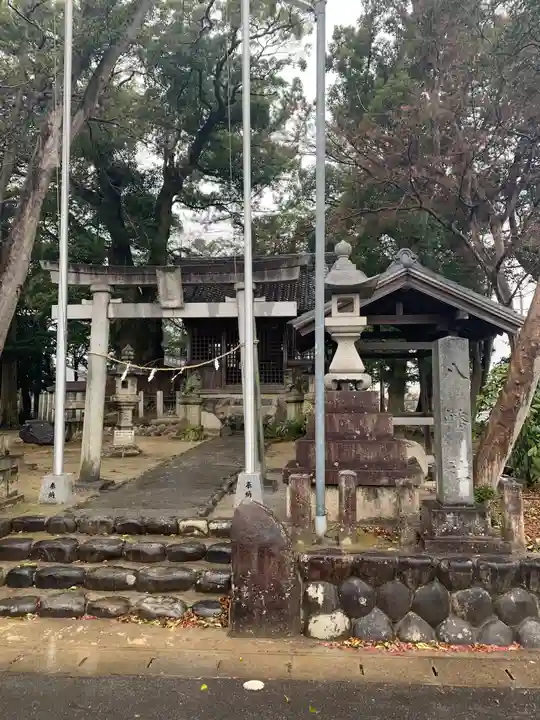 八幡社(西)の鳥居