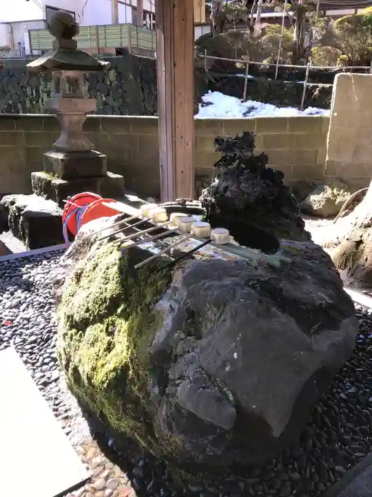 八王子神社の手水舎