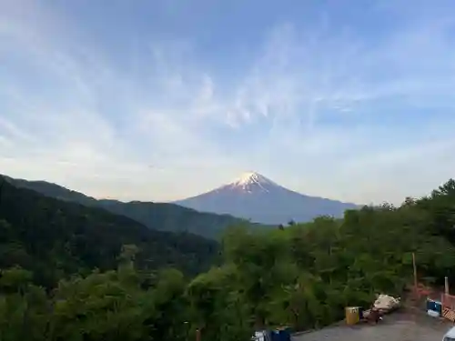 河口浅間神社の景色