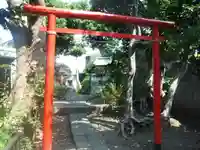 音松稲荷大明神の鳥居