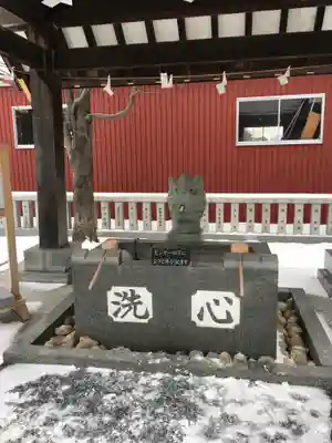 新川皇大神社の手水舎