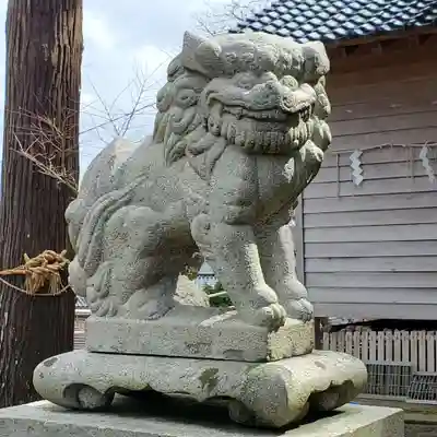 櫛比神社の狛犬