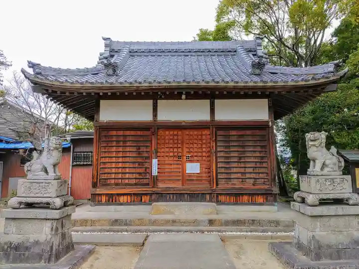 比蘇天神社の本殿・本堂