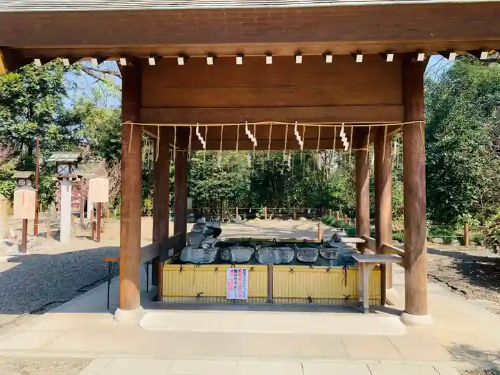 櫻木神社の手水舎