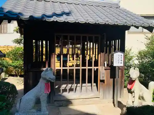 岡山神社の狛犬