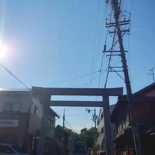 若宮神明社の鳥居