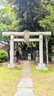 当代島稲荷神社の鳥居