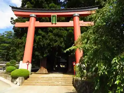 河口浅間神社の鳥居