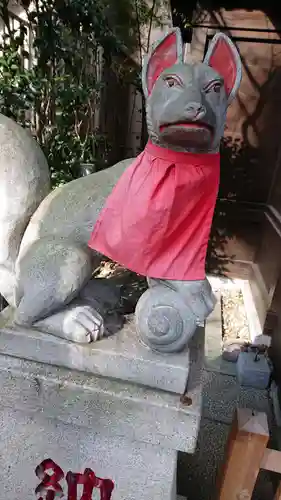 茶ノ木神社の狛犬