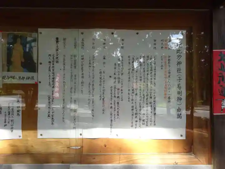 比比多神社(子易明神)の歴史