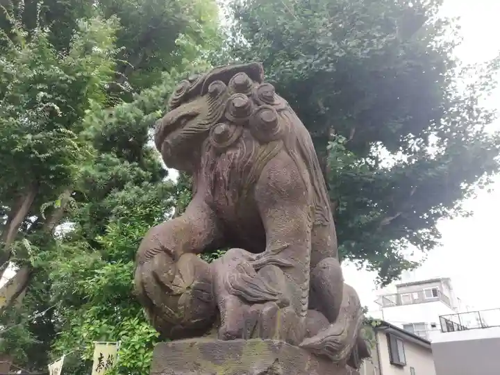 下神明天祖神社の狛犬