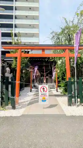 幸町辨財天の鳥居