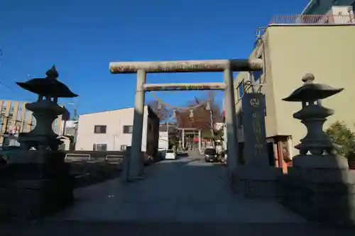 安積國造神社の鳥居