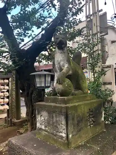 皆中稲荷神社の狛犬