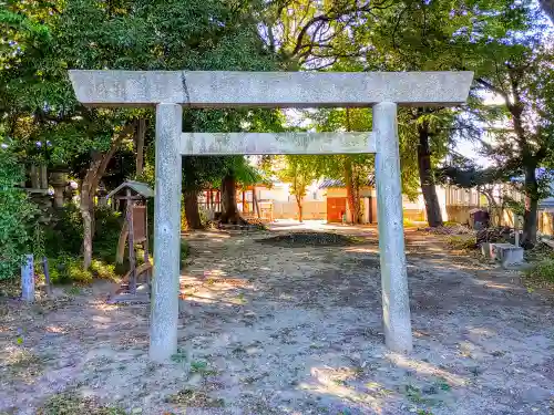 浅間社の鳥居