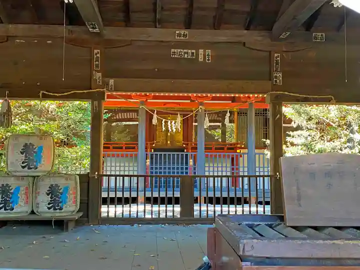 大井俣窪八幡神社の本殿・本堂
