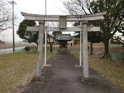 厳島辨天神社の鳥居