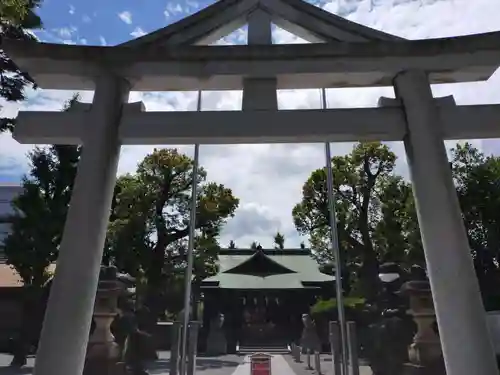 お三の宮日枝神社の鳥居