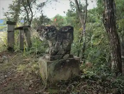 御嶽山神社の狛犬