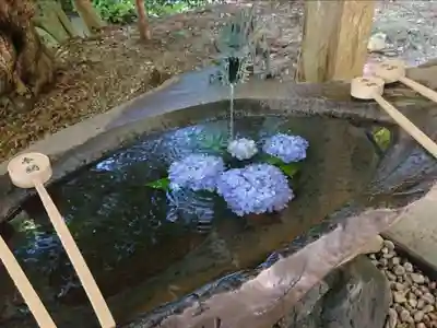 鷲子山上神社の手水舎