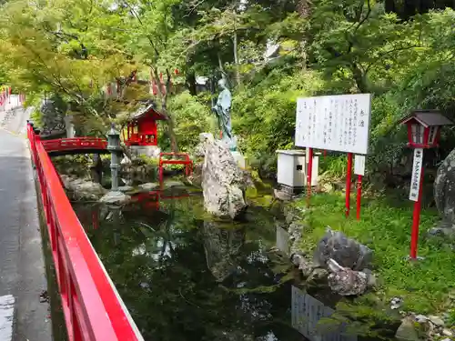 岩水寺の庭園