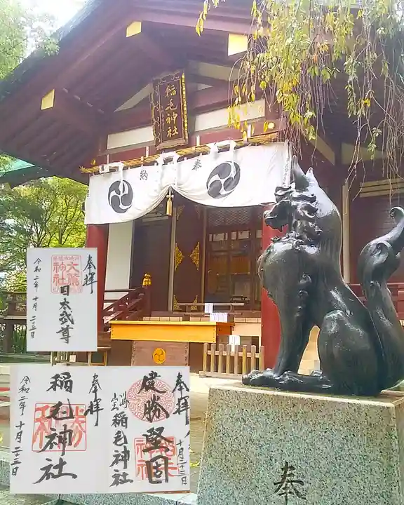稲毛神社の本殿・本堂