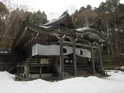 戸隠神社中社の本殿・本堂