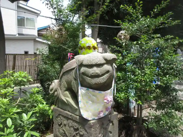菊田神社の狛犬