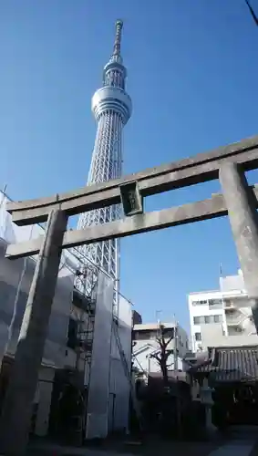 押上天祖神社の鳥居