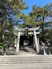 琴彈八幡宮の鳥居