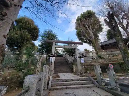 西向天神社の鳥居