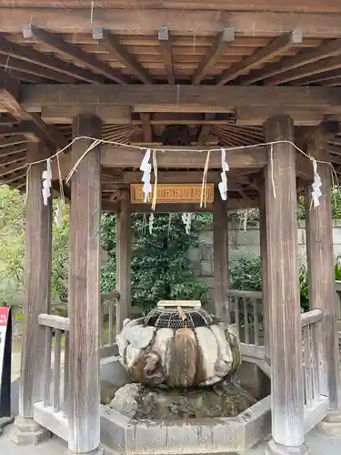 五條天神社の手水舎