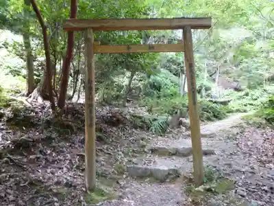 白滝大明神の鳥居