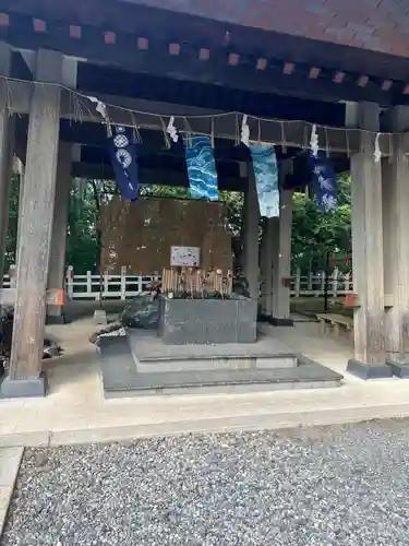 上川神社の手水舎