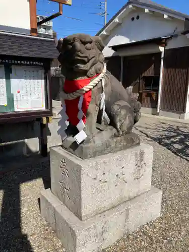 古宮神社の狛犬