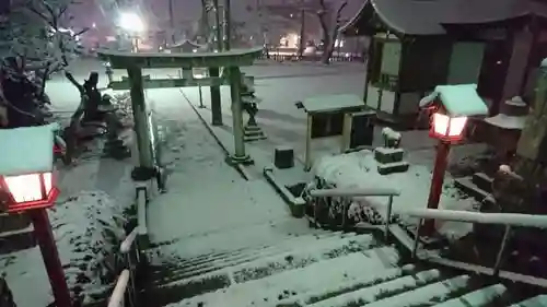 下野國一社八幡宮の鳥居