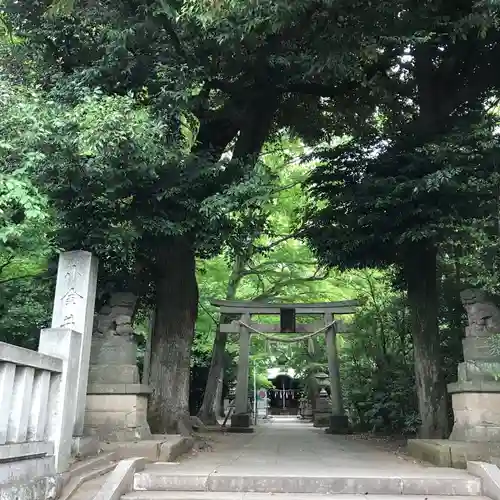 小金井神社の鳥居