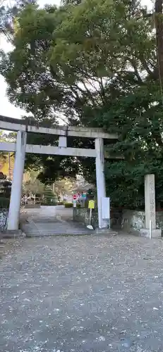 御穂神社の鳥居