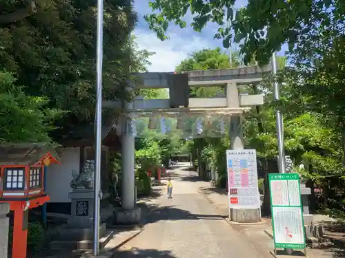 鈴鹿明神社の鳥居