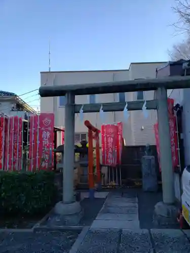 穏田神社の鳥居