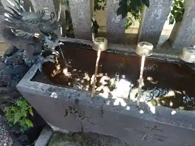 大井蔵王権現神社の手水舎